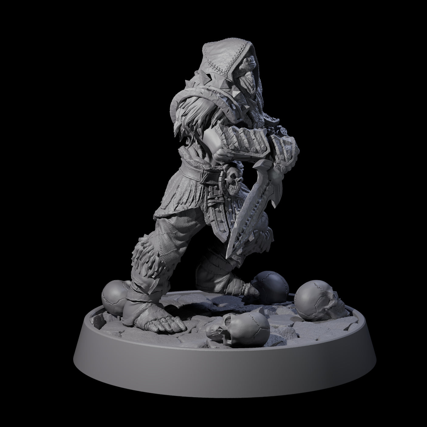 Horrible Undead Horde F Miniature for Dungeons and Dragons, Pathfinder or other TTRPGs