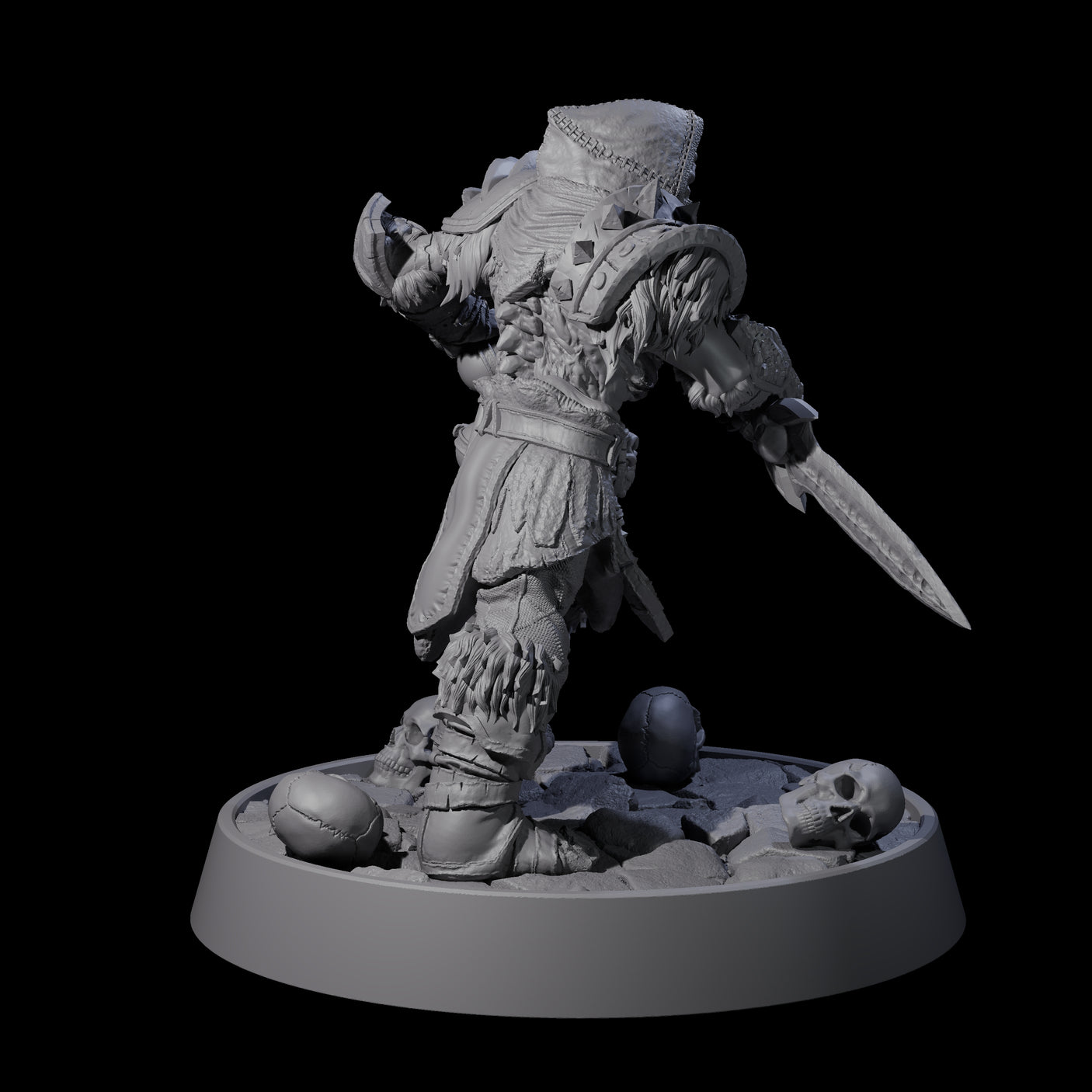 Horrible Undead Horde F Miniature for Dungeons and Dragons, Pathfinder or other TTRPGs