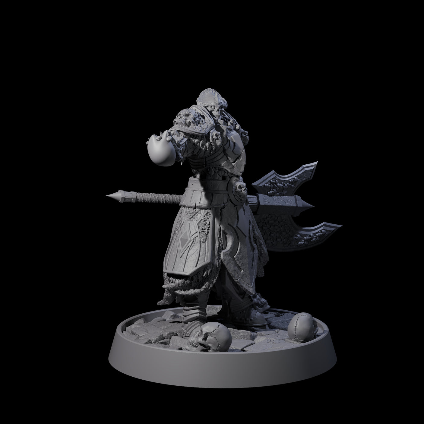 Horrible Undead Horde H Miniature for Dungeons and Dragons, Pathfinder or other TTRPGs