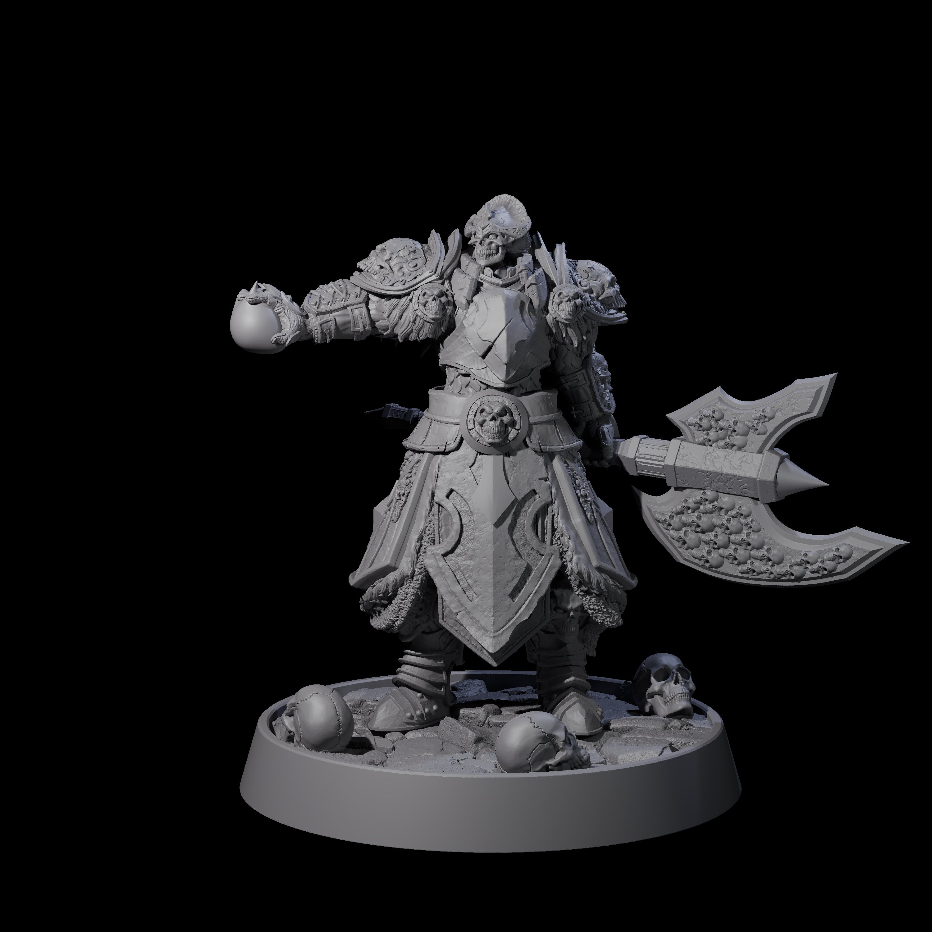 Horrible Undead Horde H Miniature for Dungeons and Dragons, Pathfinder or other TTRPGs