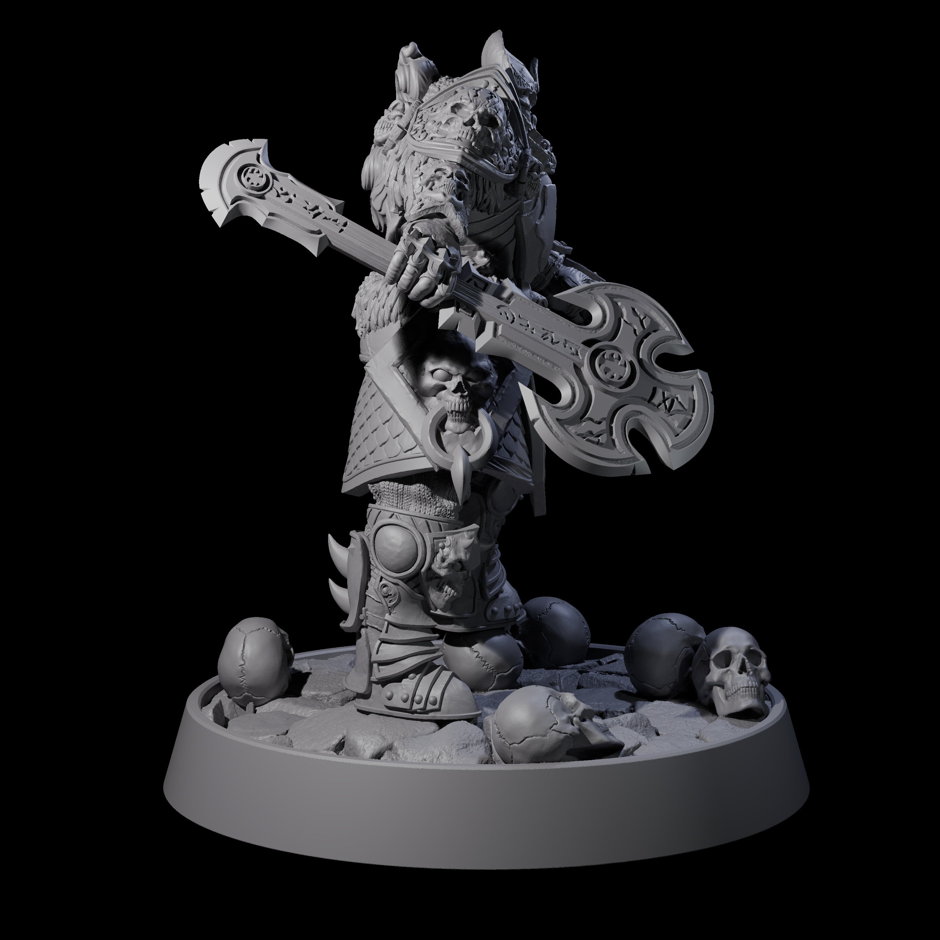 Horrible Undead Horde I Miniature for Dungeons and Dragons, Pathfinder or other TTRPGs