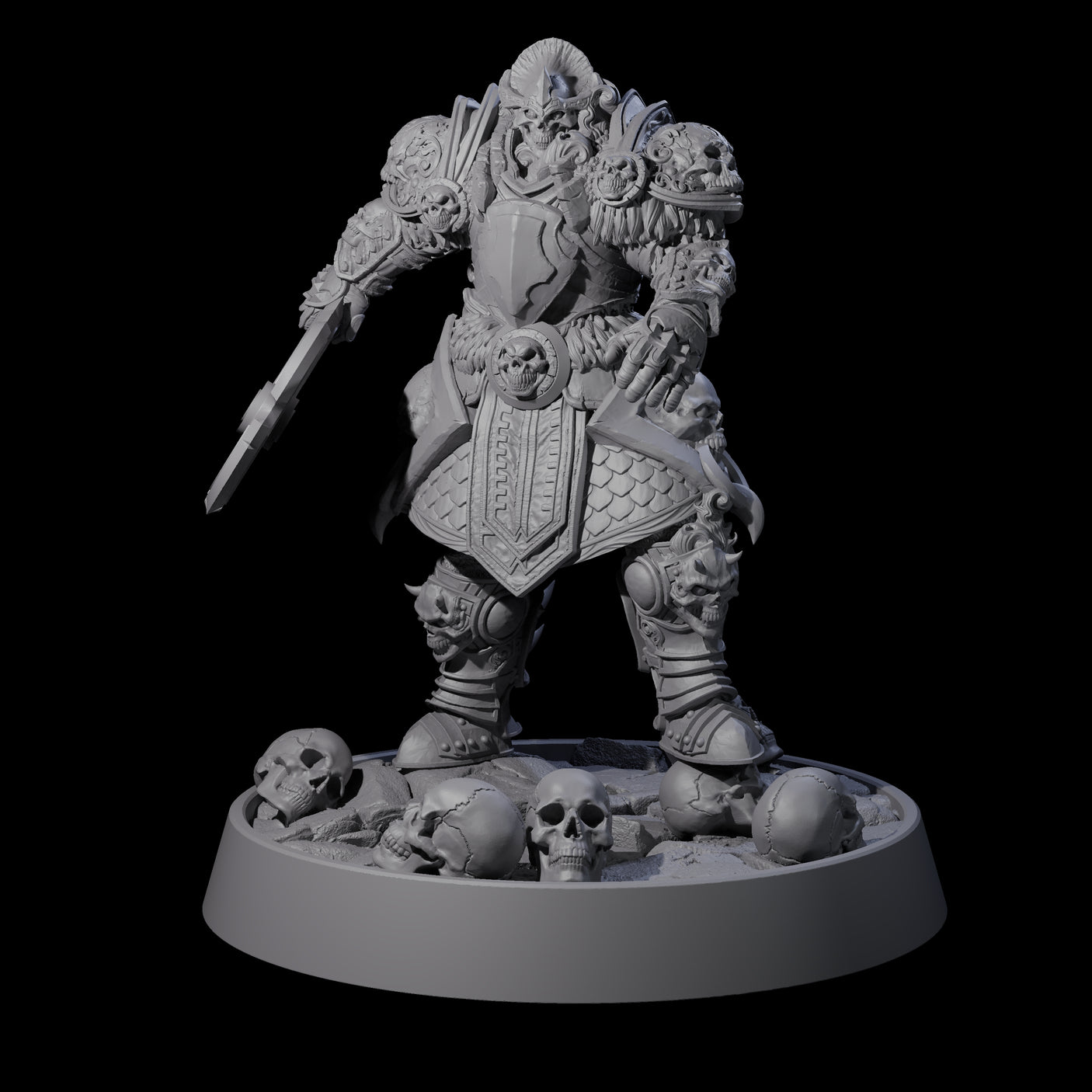 Horrible Undead Horde I Miniature for Dungeons and Dragons, Pathfinder or other TTRPGs