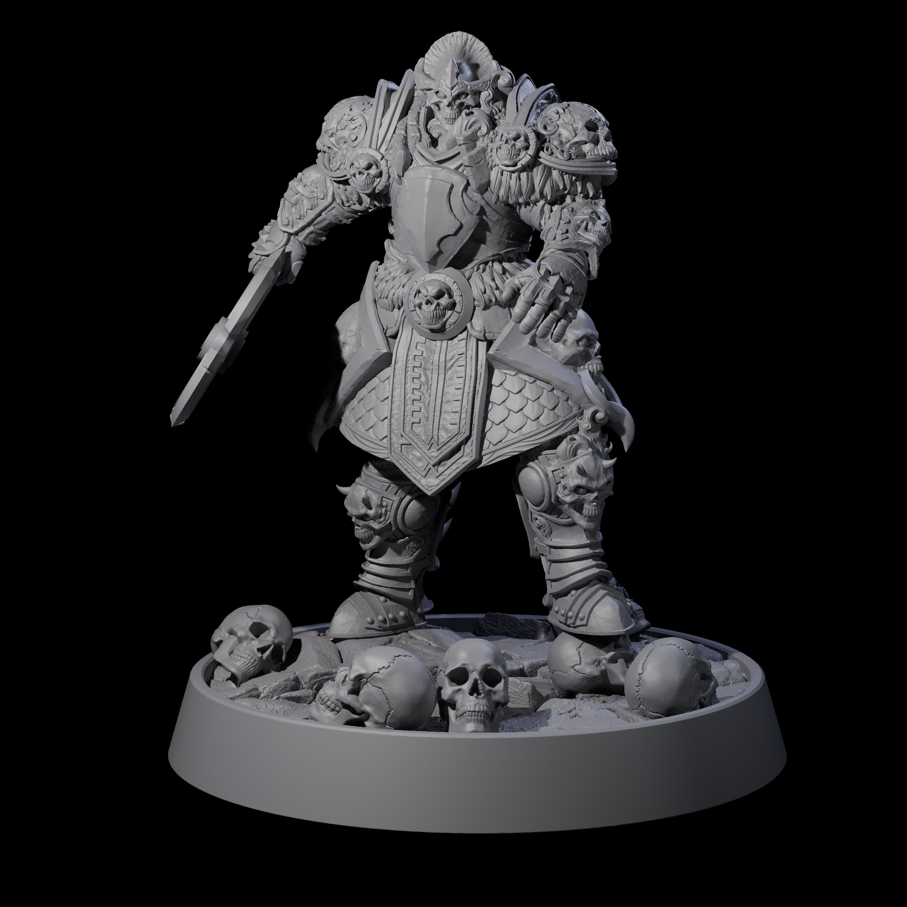 Horrible Undead Horde I Miniature for Dungeons and Dragons, Pathfinder or other TTRPGs