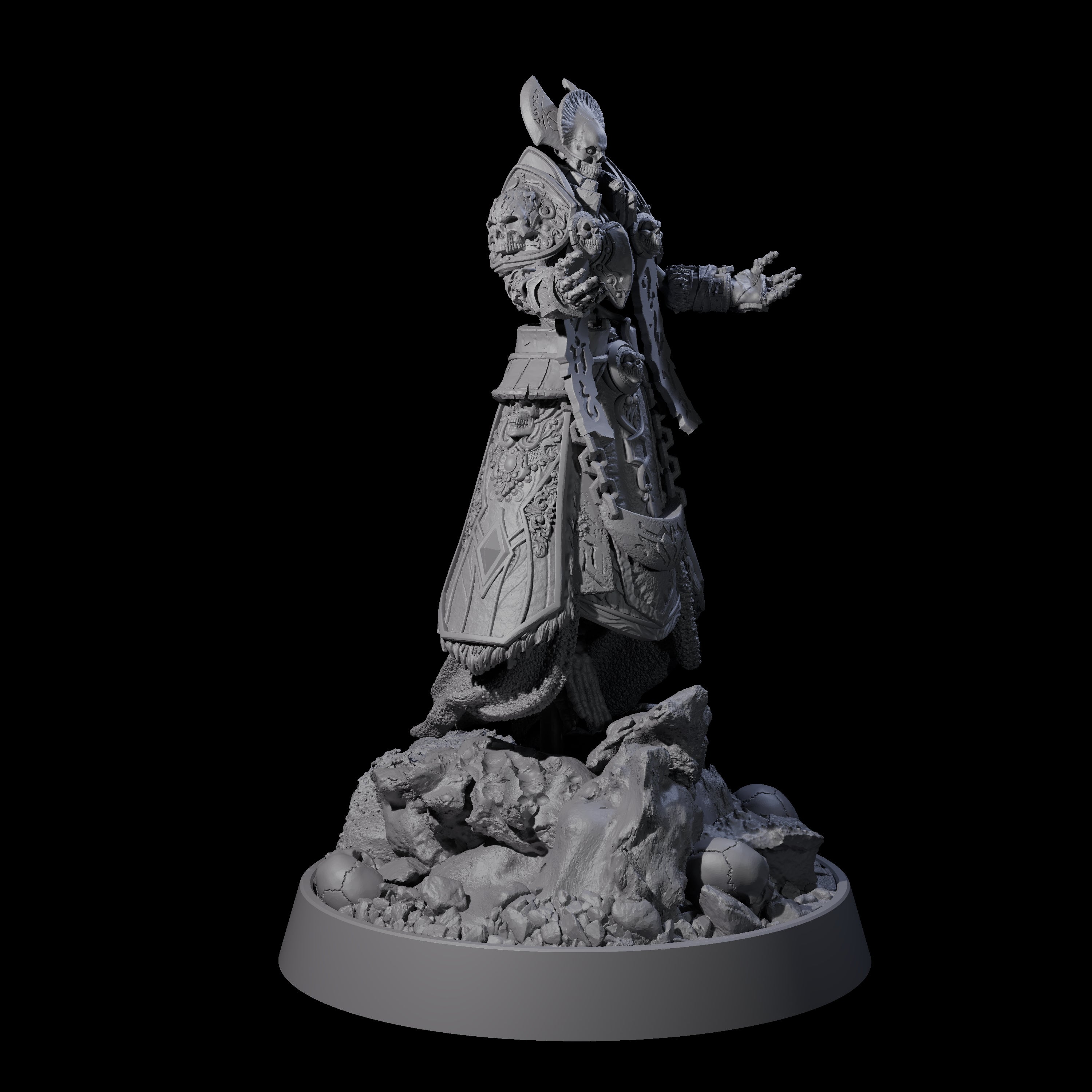 Horrible Undead Horde J Miniature for Dungeons and Dragons, Pathfinder or other TTRPGs