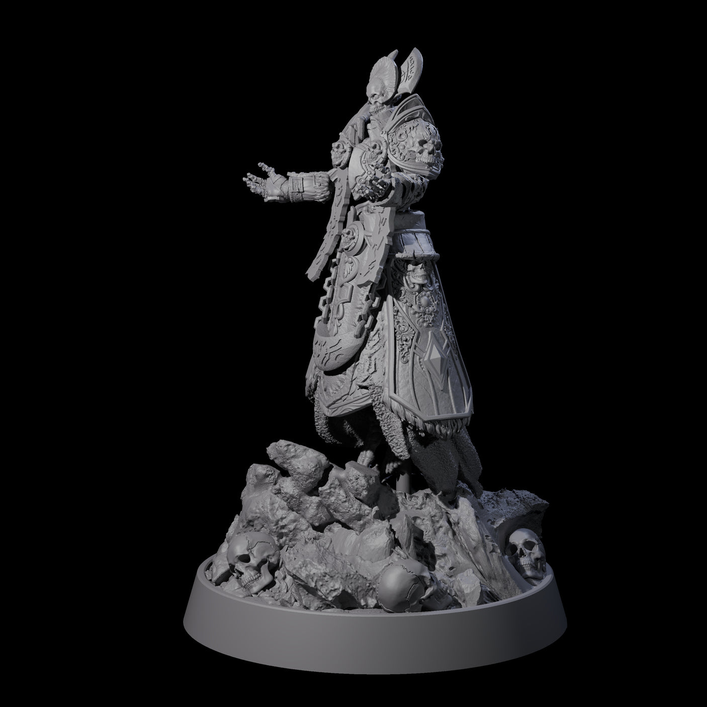 Horrible Undead Horde J Miniature for Dungeons and Dragons, Pathfinder or other TTRPGs