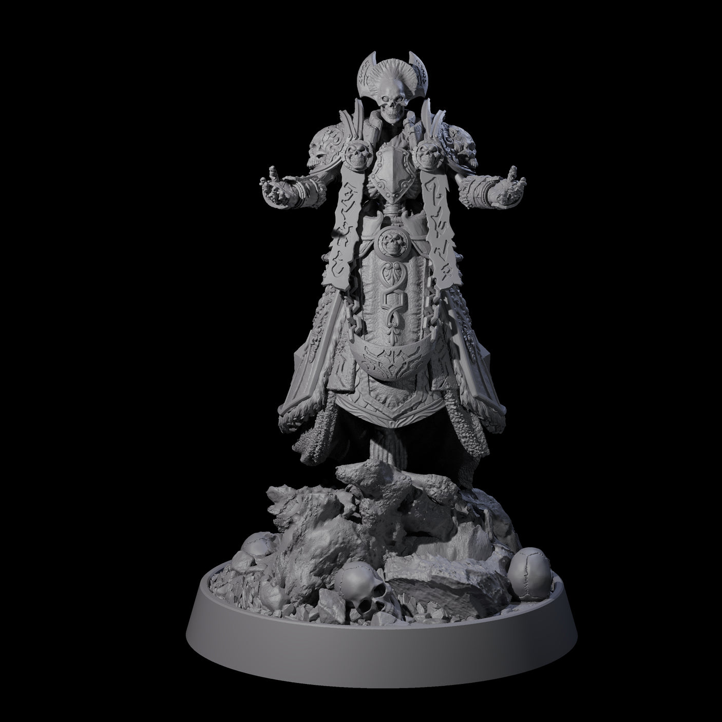 Horrible Undead Horde J Miniature for Dungeons and Dragons, Pathfinder or other TTRPGs