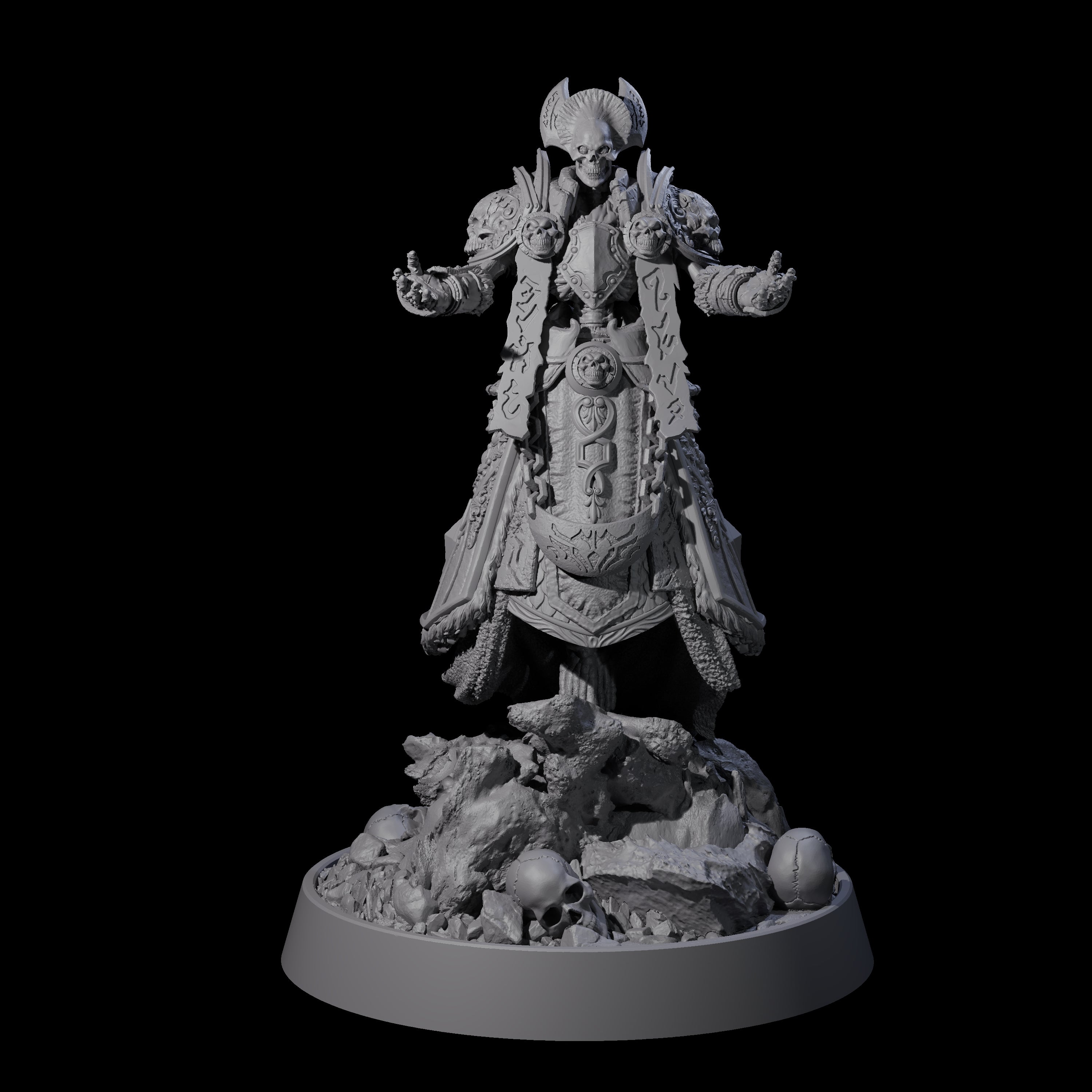Horrible Undead Horde J Miniature for Dungeons and Dragons, Pathfinder or other TTRPGs
