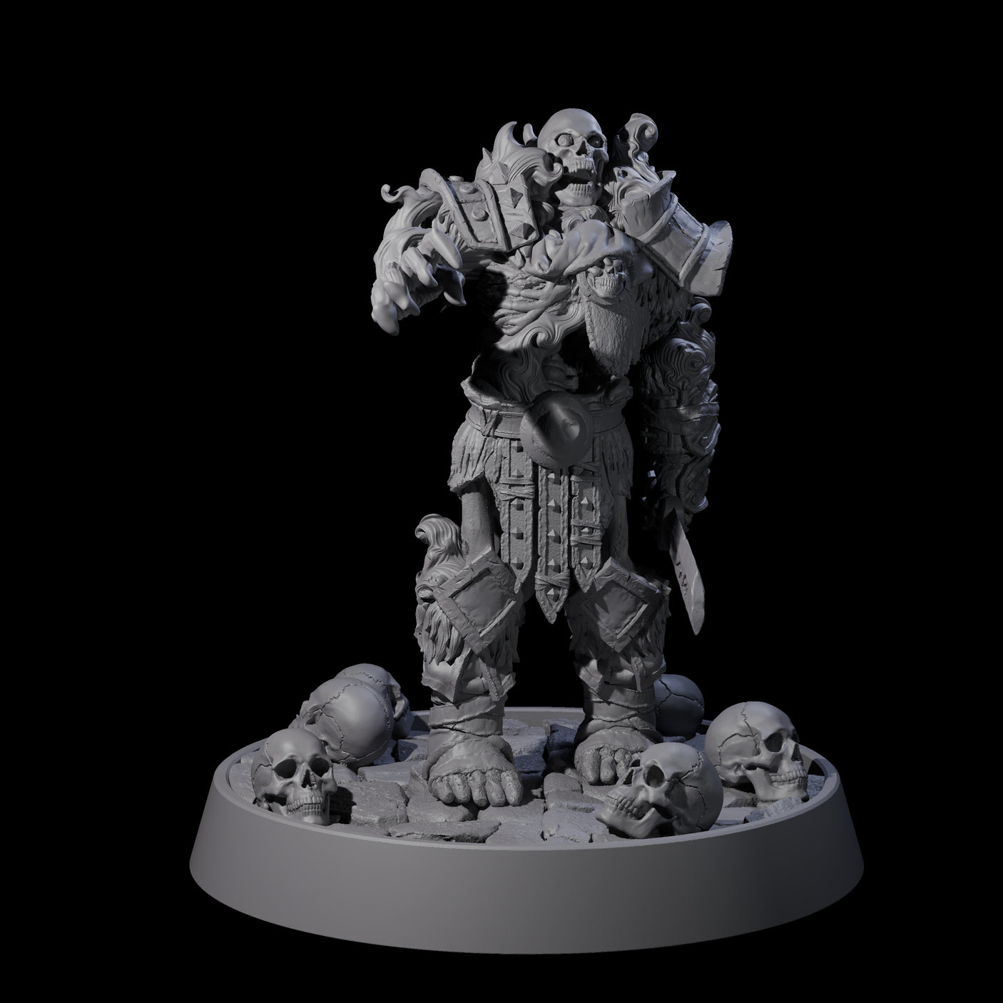 Horrible Undead Horde K Miniature for Dungeons and Dragons, Pathfinder or other TTRPGs