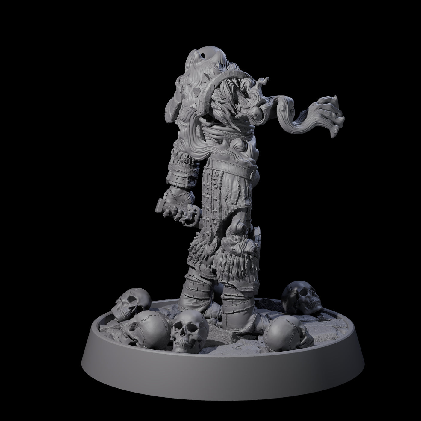 Horrible Undead Horde K Miniature for Dungeons and Dragons, Pathfinder or other TTRPGs