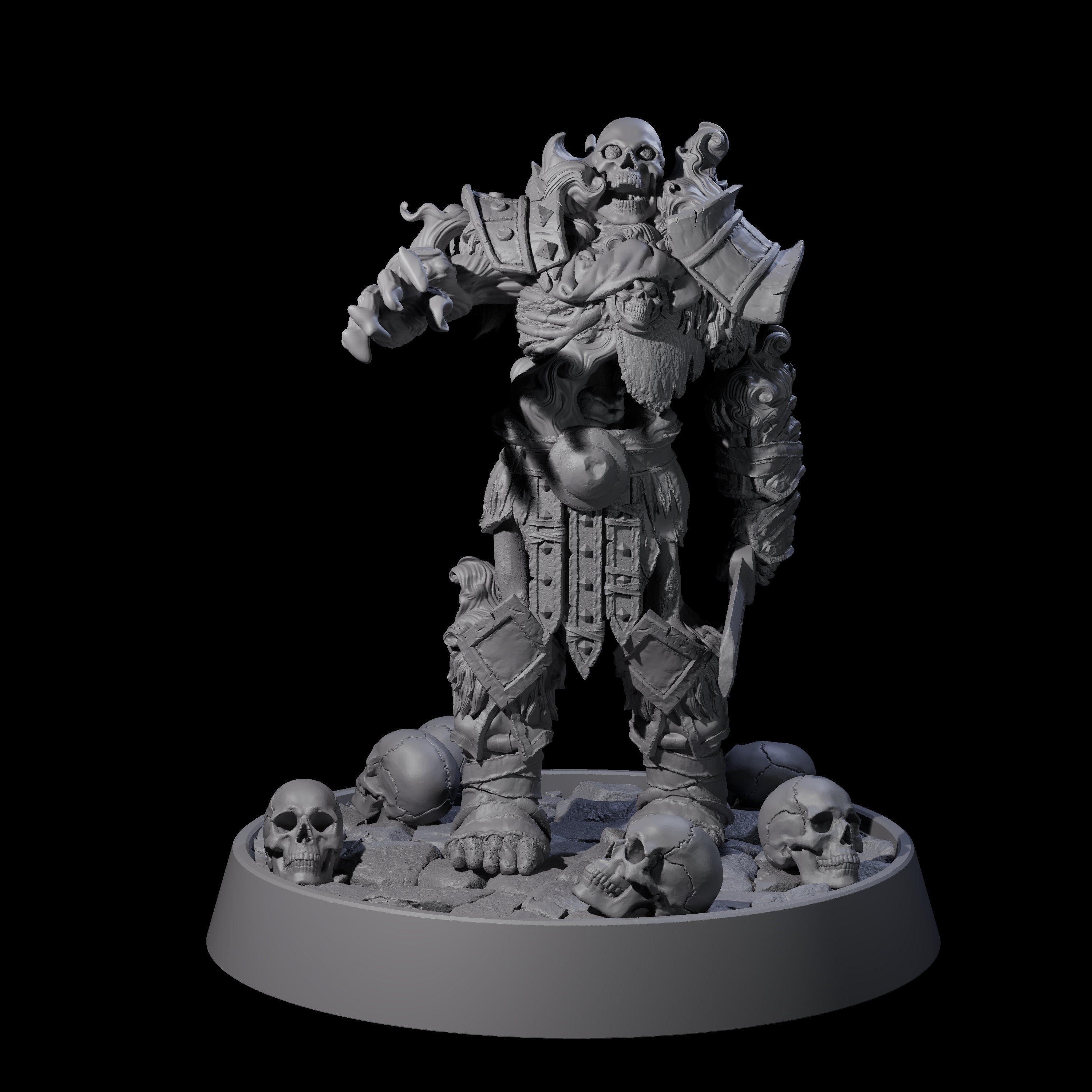 Horrible Undead Horde K Miniature for Dungeons and Dragons, Pathfinder or other TTRPGs