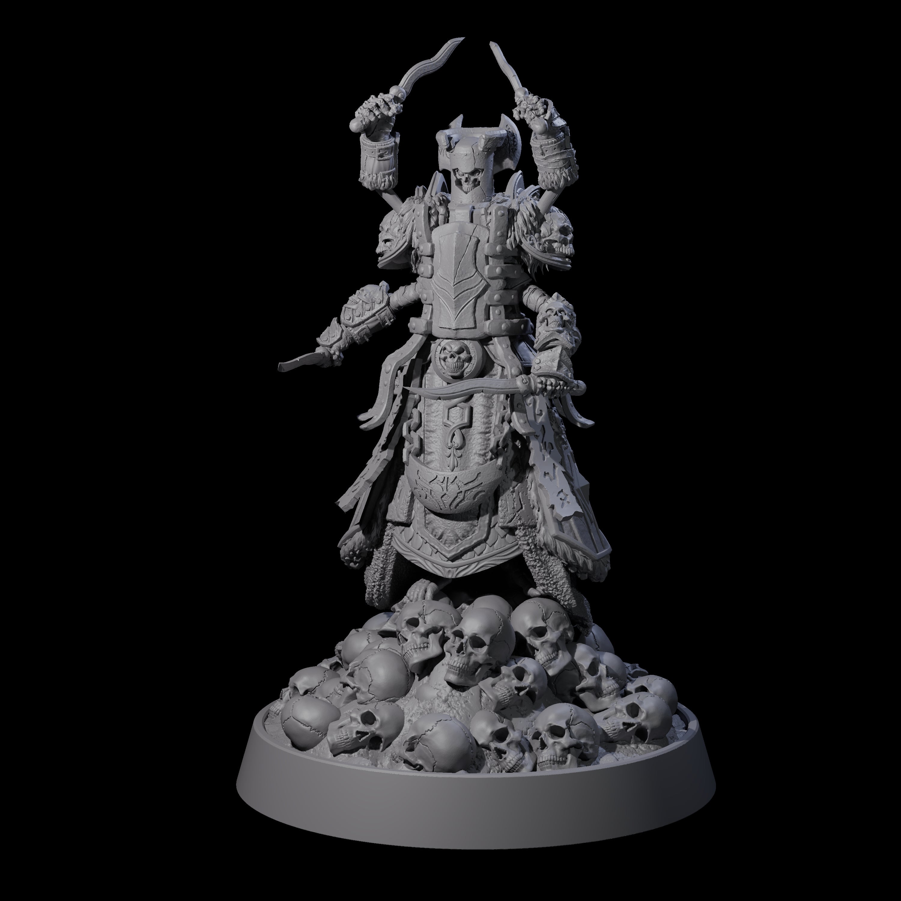 Horrible Undead Horde L Miniature for Dungeons and Dragons, Pathfinder or other TTRPGs