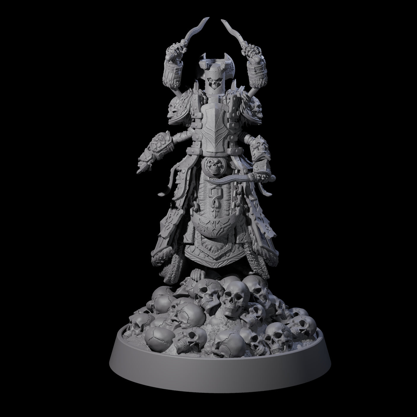 Horrible Undead Horde L Miniature for Dungeons and Dragons, Pathfinder or other TTRPGs