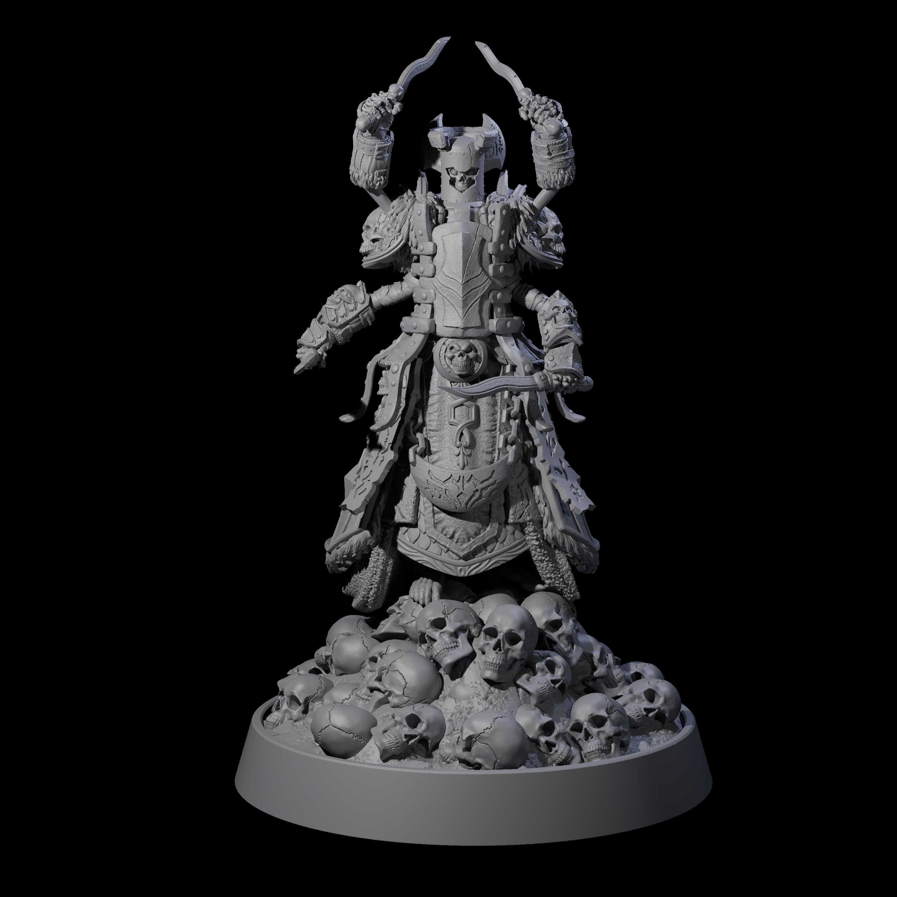 Horrible Undead Horde L Miniature for Dungeons and Dragons, Pathfinder or other TTRPGs