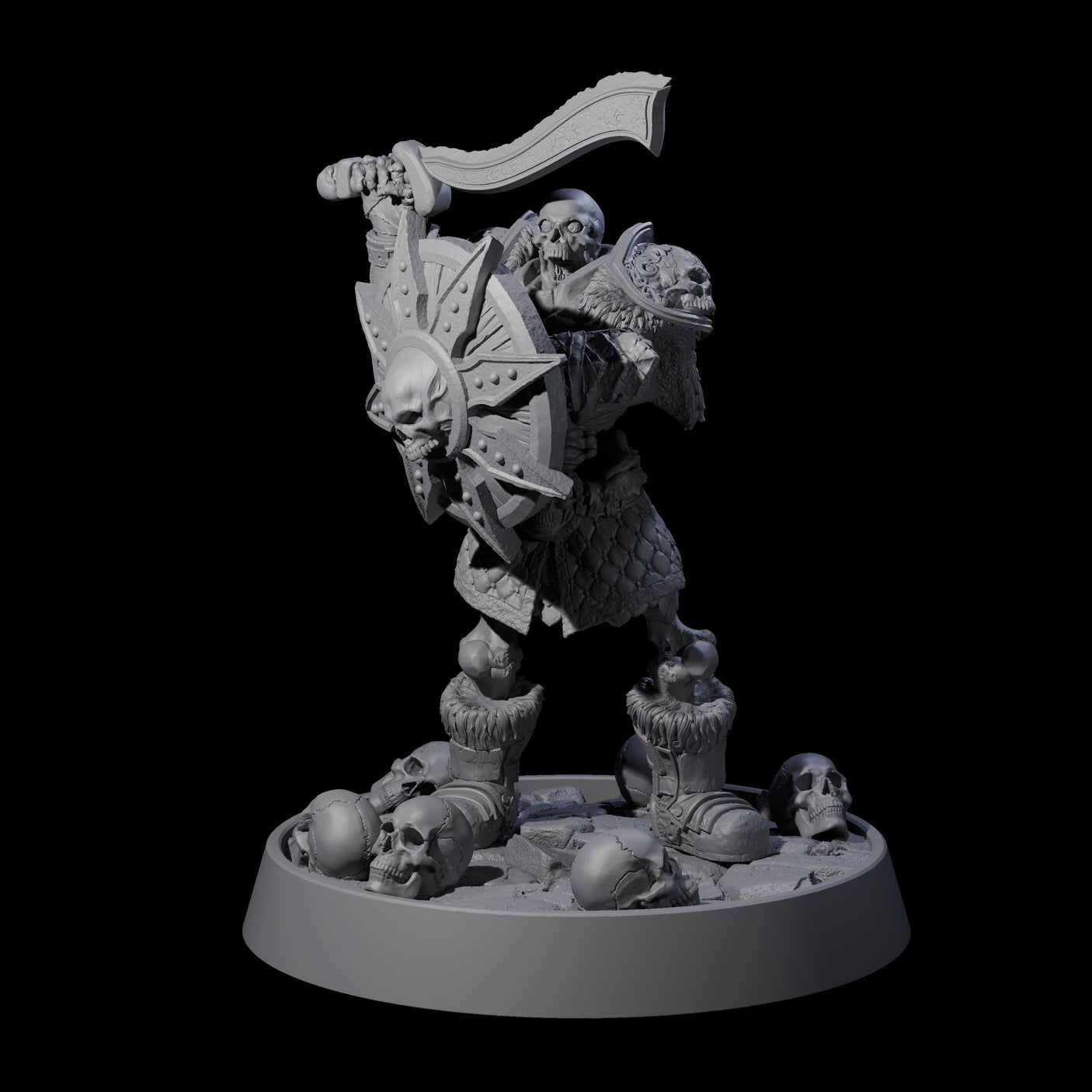 Horrible Undead Horde M Miniature for Dungeons and Dragons, Pathfinder or other TTRPGs