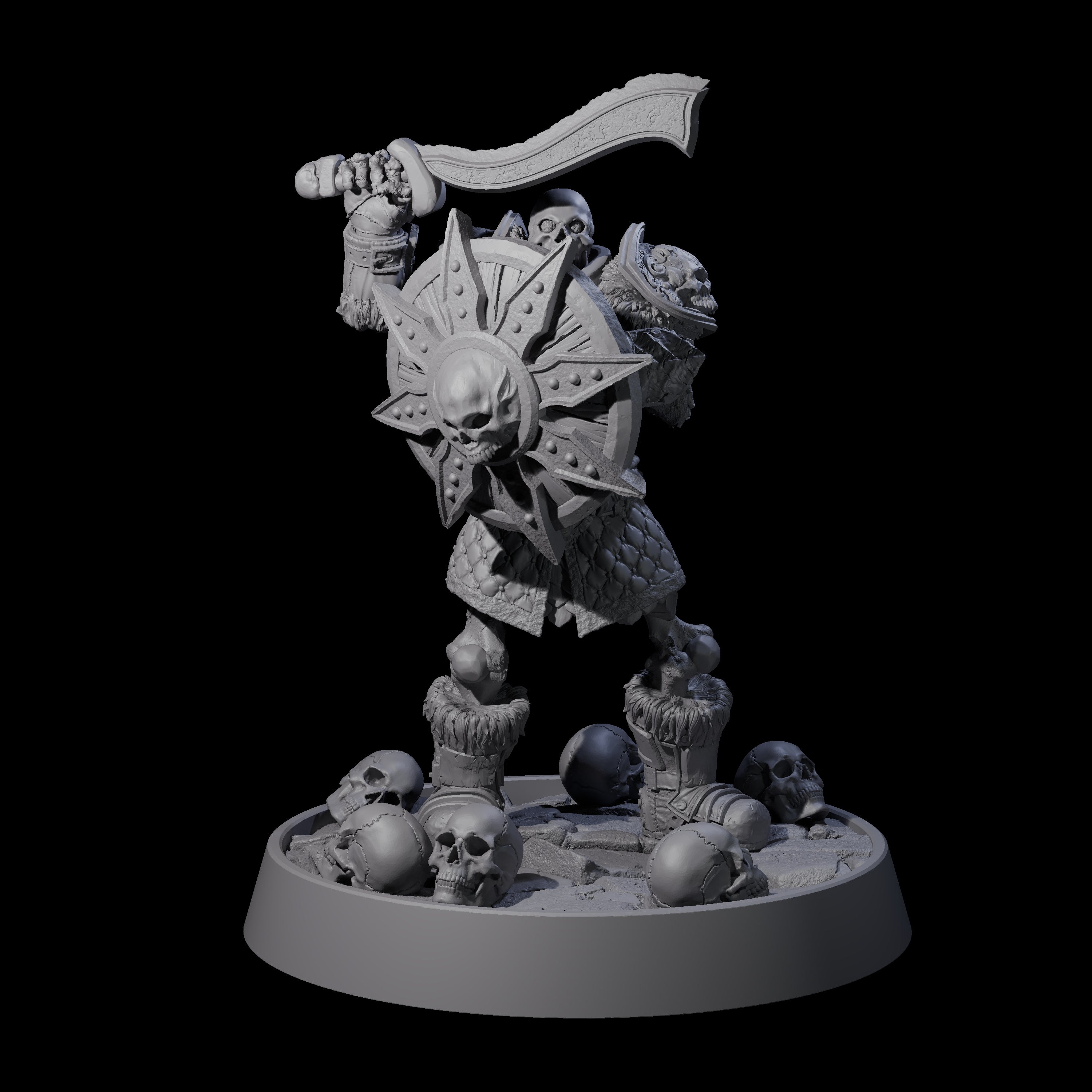 Horrible Undead Horde M Miniature for Dungeons and Dragons, Pathfinder or other TTRPGs