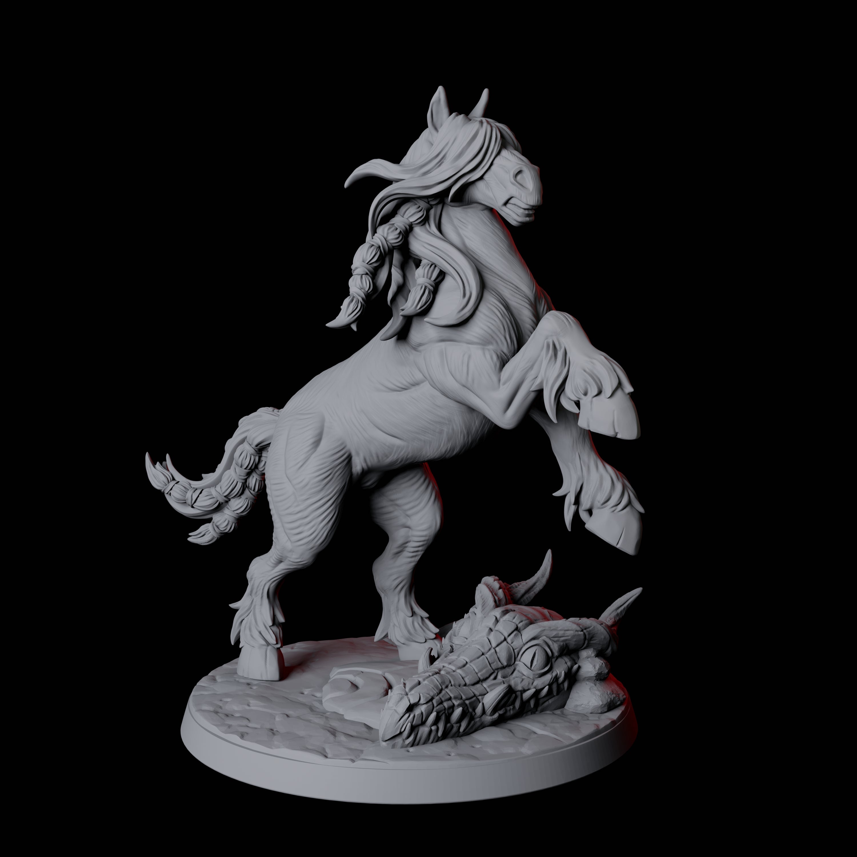 Horse Lord of the Open Plains Miniature for Dungeons and Dragons, Pathfinder or other TTRPGs