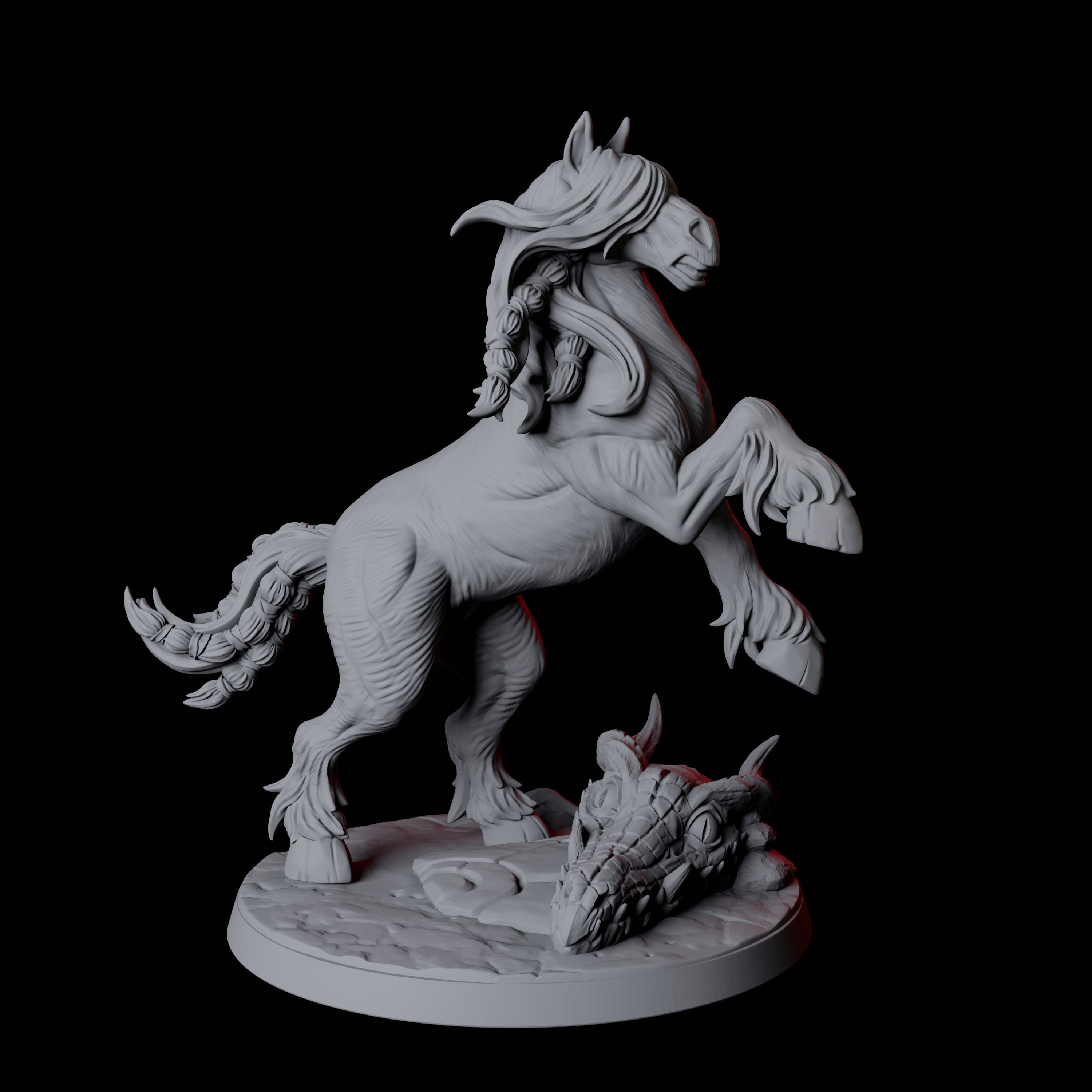 Horse Lord of the Open Plains Miniature for Dungeons and Dragons, Pathfinder or other TTRPGs