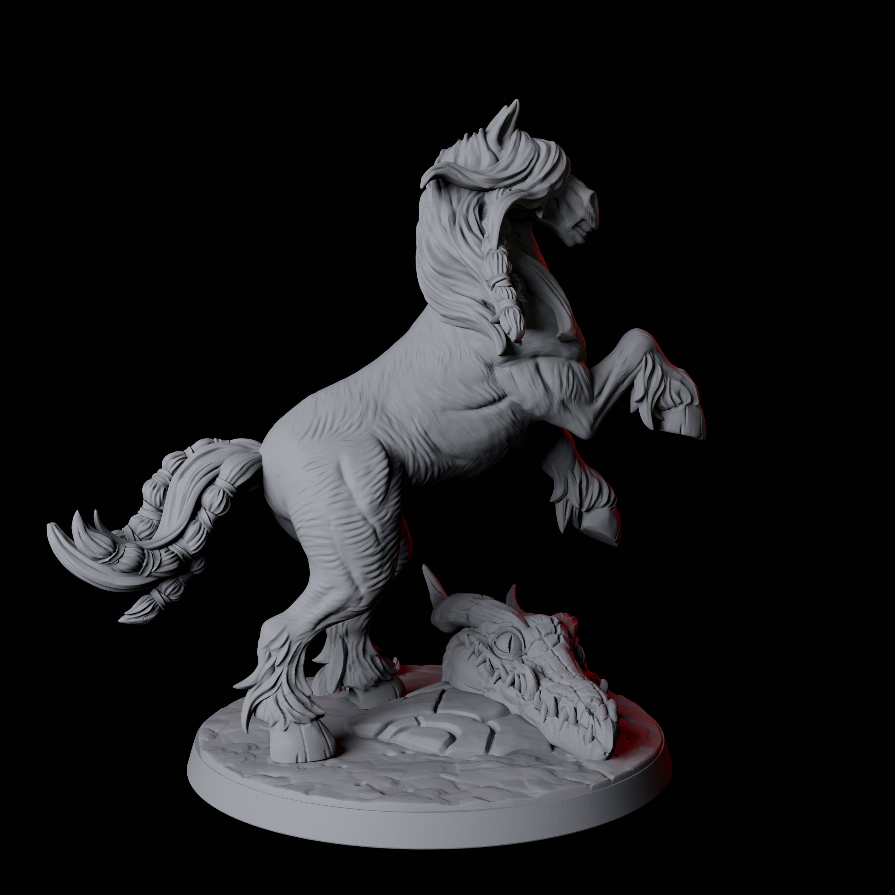 Horse Lord of the Open Plains Miniature for Dungeons and Dragons, Pathfinder or other TTRPGs