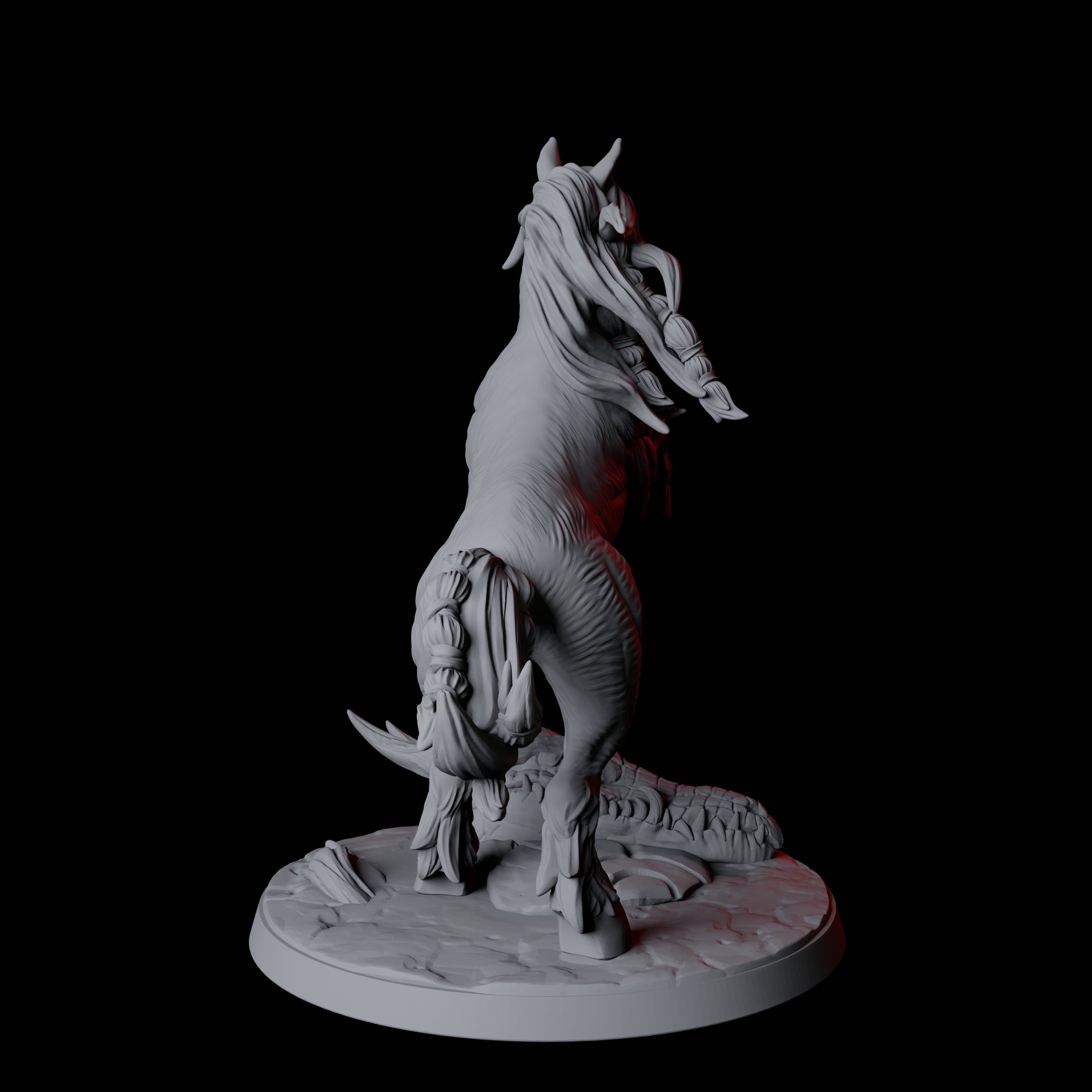 Horse Lord of the Open Plains Miniature for Dungeons and Dragons, Pathfinder or other TTRPGs