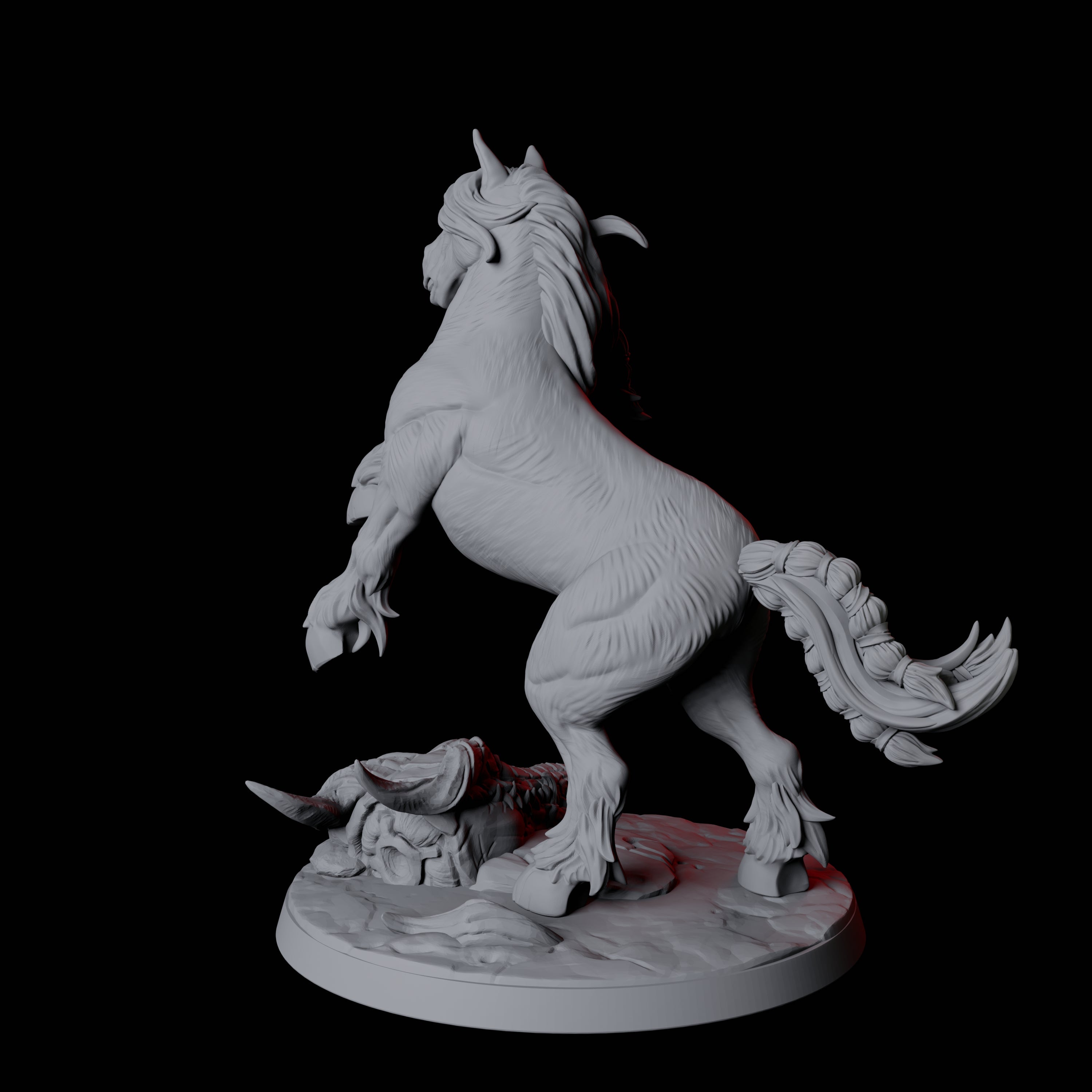 Horse Lord of the Open Plains Miniature for Dungeons and Dragons, Pathfinder or other TTRPGs