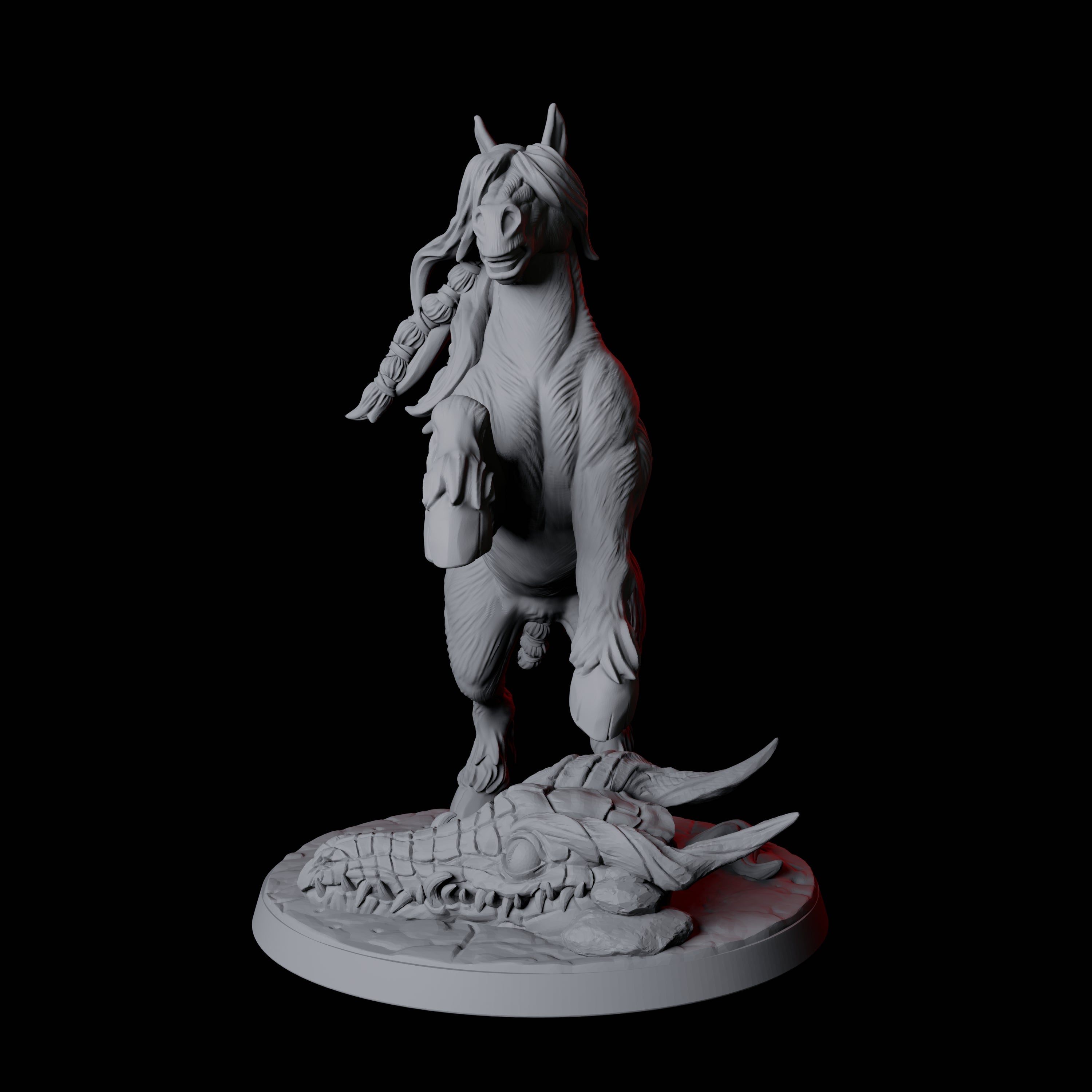 Horse Lord of the Open Plains Miniature for Dungeons and Dragons, Pathfinder or other TTRPGs