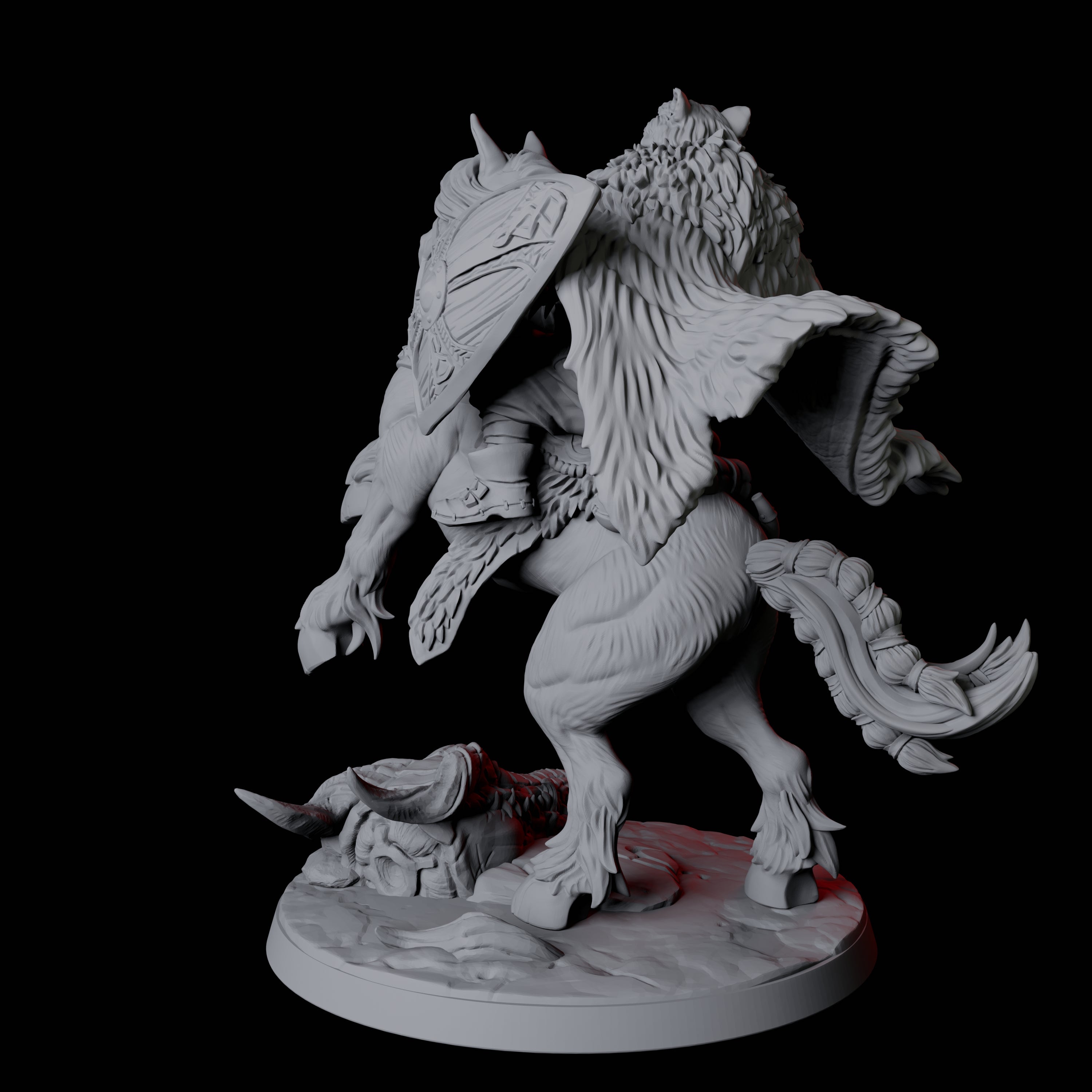 Horse Riding Northman Barbarian Chief Miniature for Dungeons and Dragons, Pathfinder or other TTRPGs