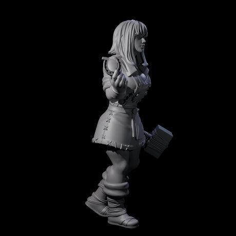 Horse Shoe Blacksmith Miniature for Dungeons and Dragons, Pathfinder or other TTRPGs