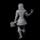 Horse Shoe Blacksmith Miniature for Dungeons and Dragons, Pathfinder or other TTRPGs