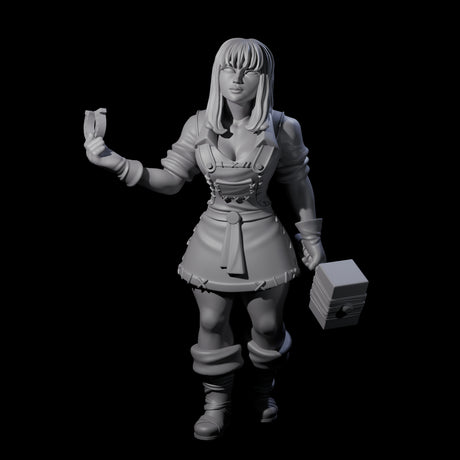 Horse Shoe Blacksmith Miniature for Dungeons and Dragons, Pathfinder or other TTRPGs