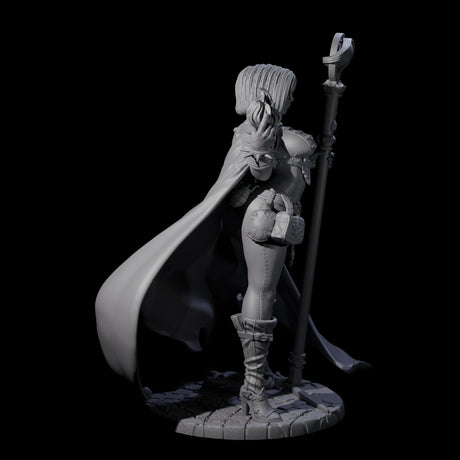 Hot Fire Mage Miniature for Dungeons and Dragons, Pathfinder or other TTRPGs