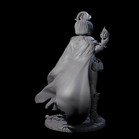 Hot Fire Mage Miniature for Dungeons and Dragons, Pathfinder or other TTRPGs