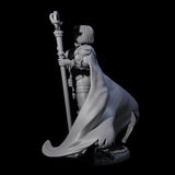 Hot Fire Mage Miniature for Dungeons and Dragons, Pathfinder or other TTRPGs
