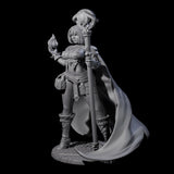 Hot Fire Mage Miniature for Dungeons and Dragons, Pathfinder or other TTRPGs
