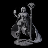 Hot Fire Mage Miniature for Dungeons and Dragons, Pathfinder or other TTRPGs