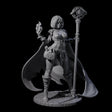Hot Fire Mage Miniature for Dungeons and Dragons, Pathfinder or other TTRPGs