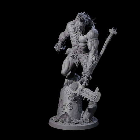Howling Lycan A Miniature for Dungeons and Dragons, Pathfinder or other TTRPGs