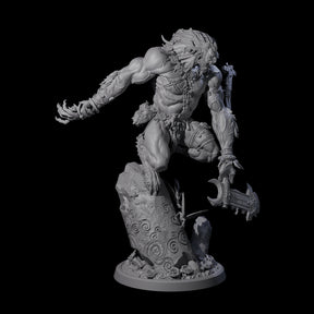 Howling Lycan A Miniature for Dungeons and Dragons, Pathfinder or other TTRPGs