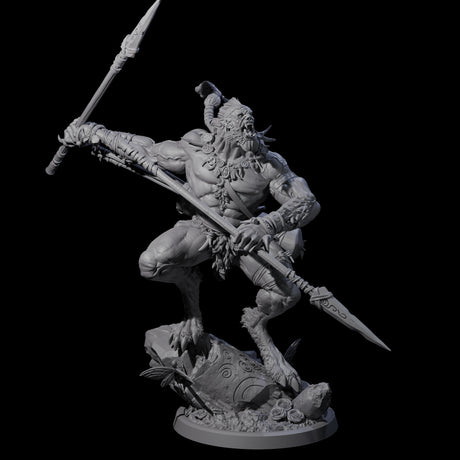 Howling Lycan B Miniature for Dungeons and Dragons, Pathfinder or other TTRPGs
