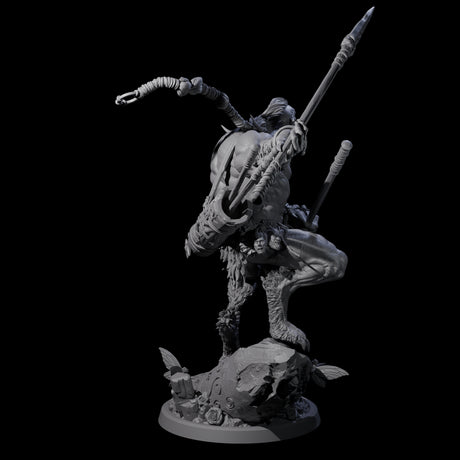 Howling Lycan B Miniature for Dungeons and Dragons, Pathfinder or other TTRPGs