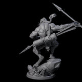 Howling Lycan B Miniature for Dungeons and Dragons, Pathfinder or other TTRPGs