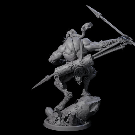 Howling Lycan B Miniature for Dungeons and Dragons, Pathfinder or other TTRPGs