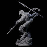 Howling Lycan B Miniature for Dungeons and Dragons, Pathfinder or other TTRPGs