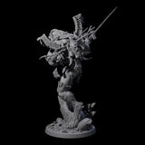 Howling Lycan C Miniature for Dungeons and Dragons, Pathfinder or other TTRPGs