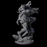 Howling Lycan D Miniature for Dungeons and Dragons, Pathfinder or other TTRPGs