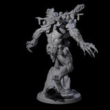 Howling Lycan D Miniature for Dungeons and Dragons, Pathfinder or other TTRPGs