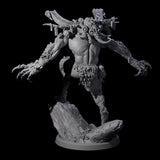 Howling Lycan D Miniature for Dungeons and Dragons, Pathfinder or other TTRPGs