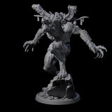 Howling Lycan D Miniature for Dungeons and Dragons, Pathfinder or other TTRPGs