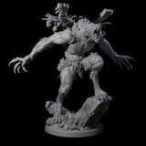 Howling Lycan D Miniature for Dungeons and Dragons, Pathfinder or other TTRPGs