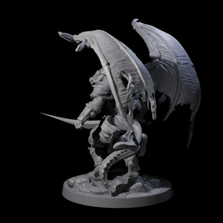 Huge Dragonborn Executor Miniature for Dungeons and Dragons, Pathfinder or other TTRPGs