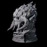 Huge Flaming Skull Miniature for Dungeons and Dragons, Pathfinder or other TTRPGs